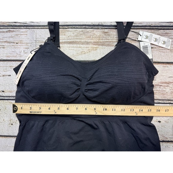Kindred Bravely Sublime Maternity Nursing Tank XXL Busty Black Postpartum NWT - Picture 8 of 10